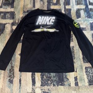Long sleeve t-shirt black Nike
